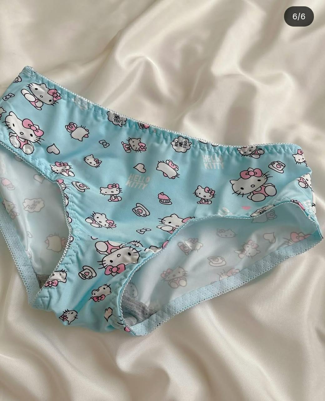 💖Pack of 4 Heart Print Padded Bras and Panty Set - Sweetheart Vibe 💖