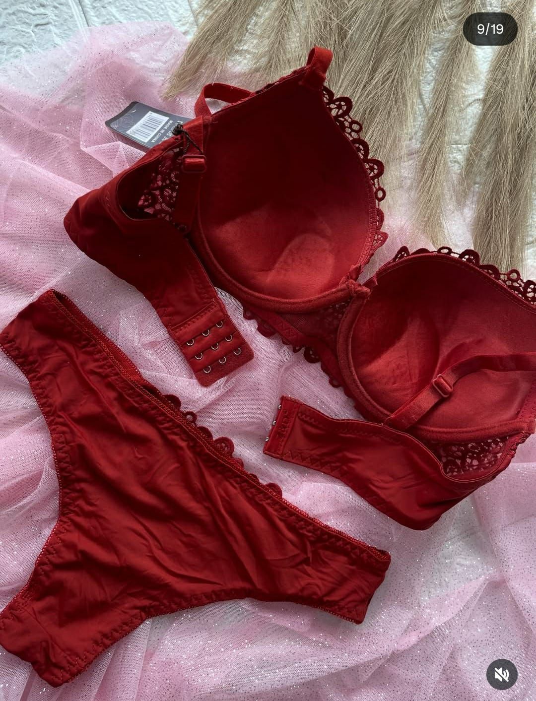 💎 Pack of 4 Royal Elegance – Full Lace Bra & Panty Set 💎