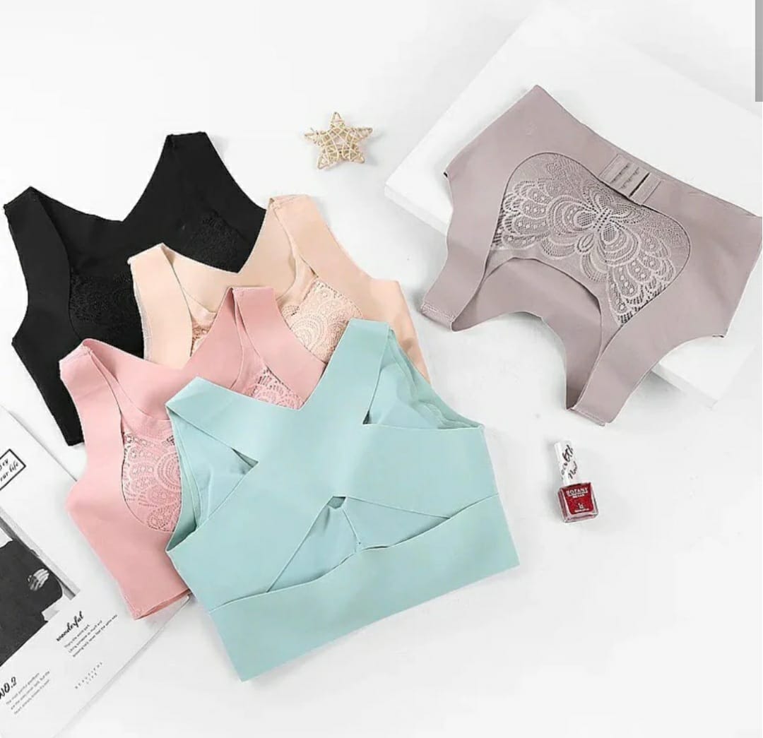 Seamless Butterfly Posture Correction Bra